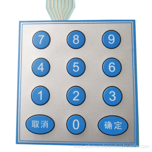 2020 new Soft silicone Digital Membrane Keypad switch